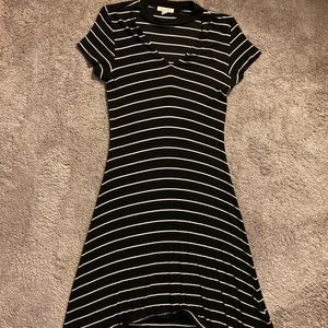 American Eagle Striped Dress with Chest Cut Out